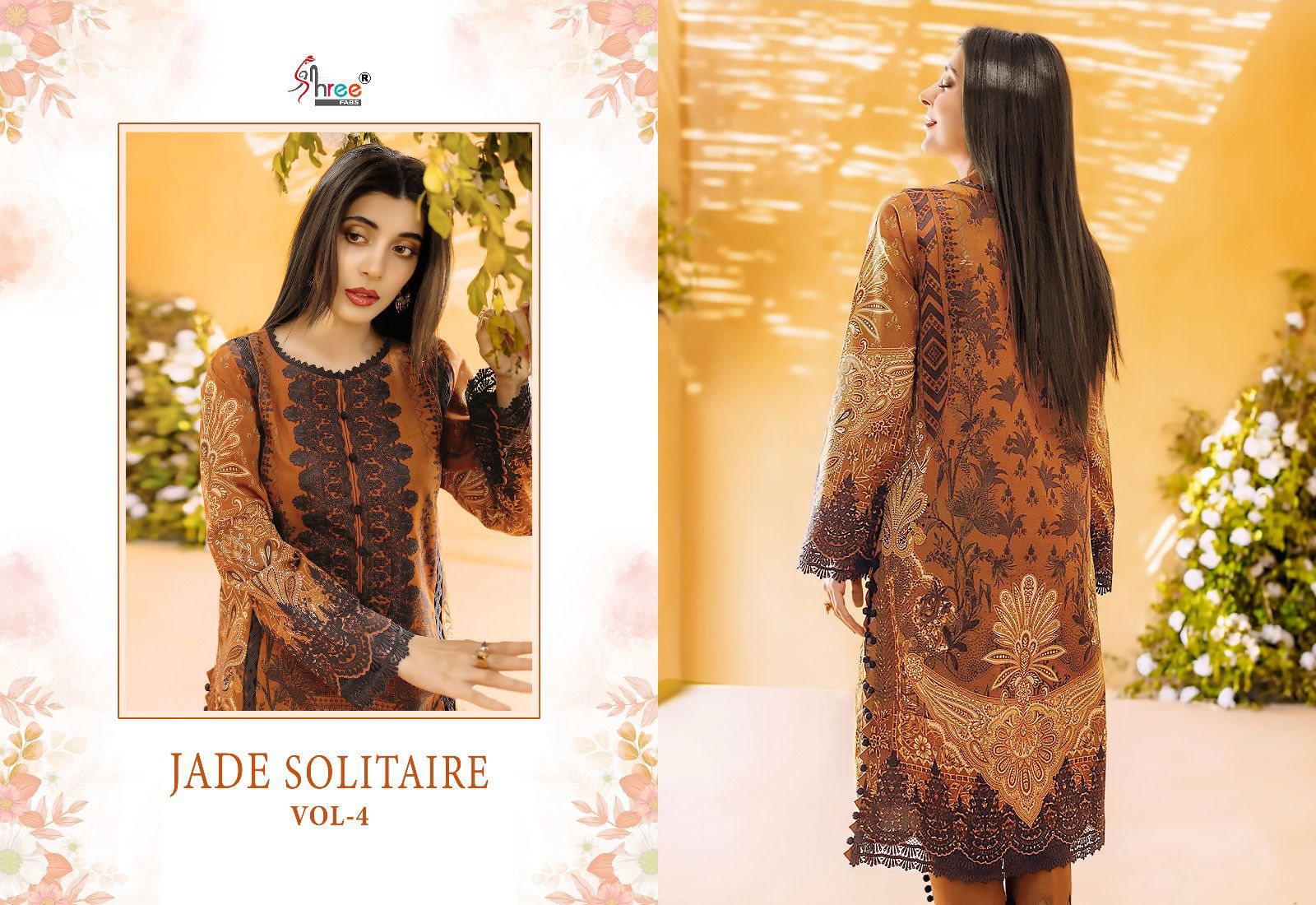 Jade Solitaire Vol 4 Pure Cotton Pakistani Suits Catalog
